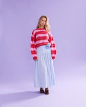 Load image into Gallery viewer, Ruby Josie Sweater - Pink / Red Stripe Hyde Boutique
