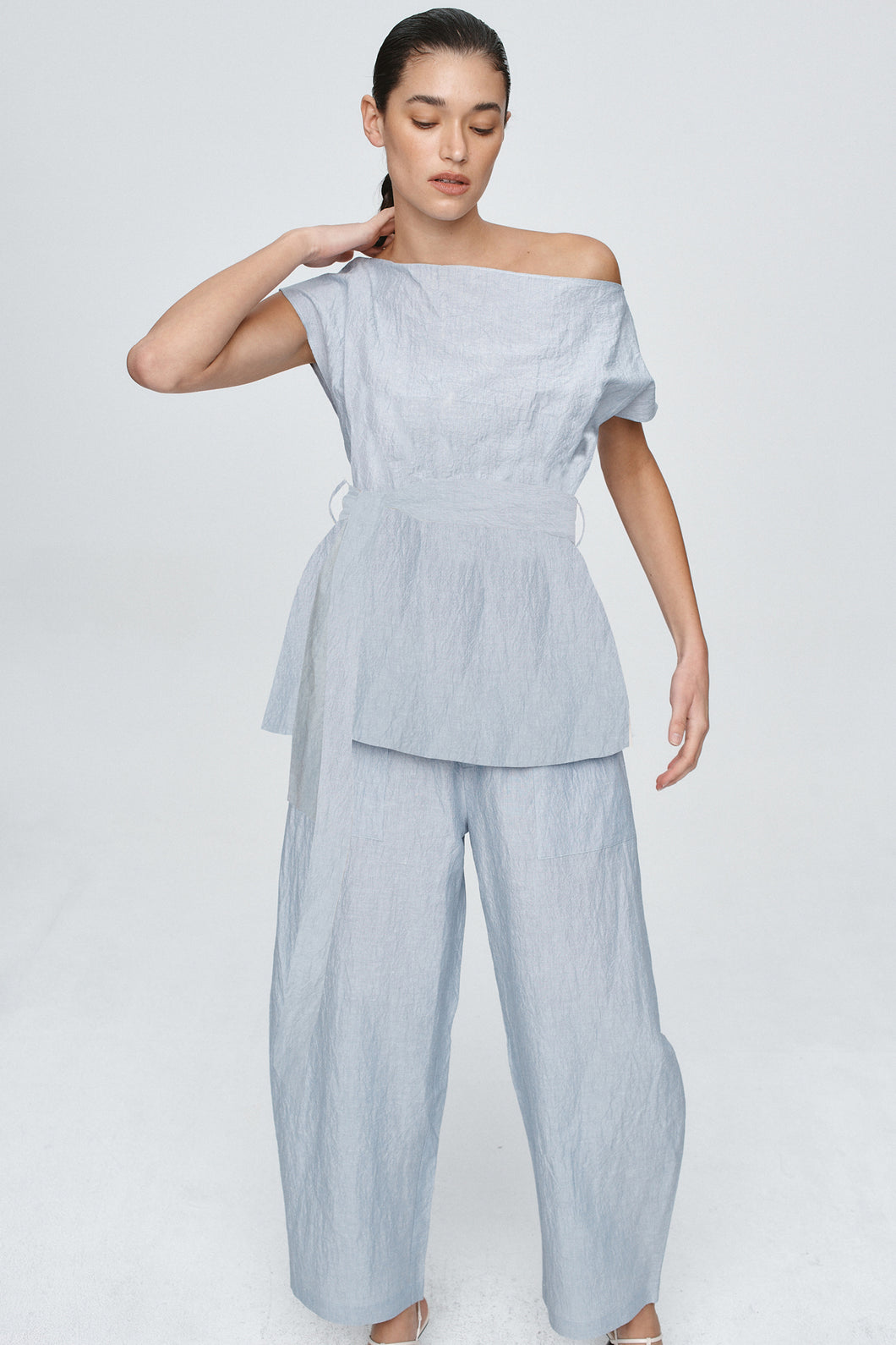 Marle Jude Top - Bleu Stripe