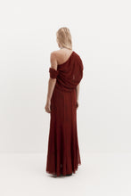 Load image into Gallery viewer, Harris Tapper Lucille Dress - Burgundy Hyde Boutique
