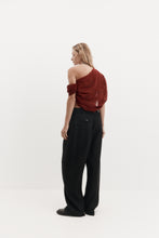 Load image into Gallery viewer, Harris Tapper Lucille Top - Burgundy Apparel > Women > Clothing > Shirts &amp; Tops > Tops > Casual Tops > Harris Tapper Hyde Boutique
