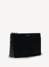 Load image into Gallery viewer, SABEN Tillys Big Sis Crossbody - Black Suede Accessories > Women > Accessories > Bags &amp; Handbags > Crossbody Bags > Saben Hyde Boutique
