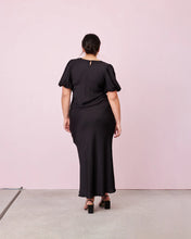 Load image into Gallery viewer, Ruby Kendall Satin Dress - Espresso  Hyde Boutique   
