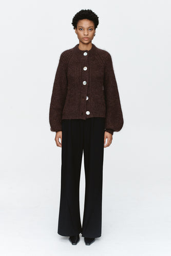 Marle Cait Cardigan - Chocolate Hyde Boutique