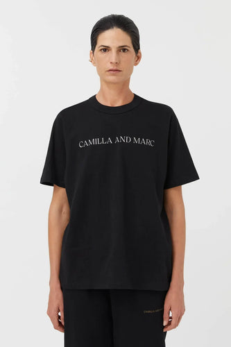 Camilla & Marc Asher Tee - Black/Stone  Hyde Boutique   