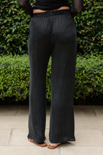 Load image into Gallery viewer, Caitlin Crisp Essential Lounge Pant - Black Cupro Pants Hyde Boutique   
