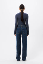 Load image into Gallery viewer, Mossman Brooklyn Top - Sapphire Apparel > Women > Clothing > Tops > Long Sleeve Tops > Ribbed Jersey Tops > Mossman Hyde Boutique
