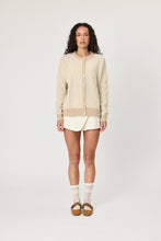 Load image into Gallery viewer, Remain Merino Tali Cardigan - Latte Stripe Hyde Boutique
