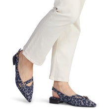 Load image into Gallery viewer, Kathryn Wilson Chelsea Slingback - Denim Leopard Hyde Boutique
