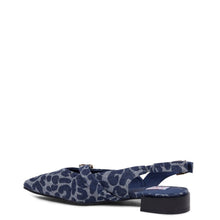 Load image into Gallery viewer, Kathryn Wilson Chelsea Slingback - Denim Leopard Hyde Boutique
