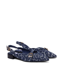 Load image into Gallery viewer, Kathryn Wilson Chelsea Slingback - Denim Leopard Hyde Boutique
