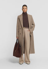 Load image into Gallery viewer, Viktoria &amp; Woods Cigarillo Coat - Cocoa Herringbone
