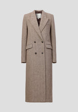 Load image into Gallery viewer, Viktoria &amp; Woods Cigarillo Coat - Cocoa Herringbone
