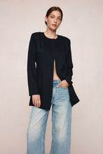 Load image into Gallery viewer, Marle Cipriana Jacket - Black Apparel > Women > Clothing > Jackets > Longline Jackets > Collarless Jackets > Marle Hyde Boutique
