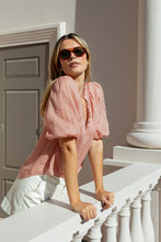 Load image into Gallery viewer, Ivy + Jack Closure Short Sleeve Top - Blush Hyde Boutique
