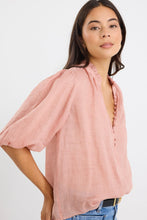Load image into Gallery viewer, Ivy + Jack Closure Short Sleeve Top - Blush Hyde Boutique

