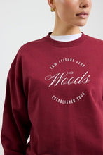 Load image into Gallery viewer, Viktoria &amp; Woods Club Woods Sweater - Deep Red Hyde Boutique
