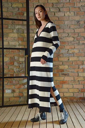 Cooper by Trelise Cooper Sunday's Best Dress - Black Stripe  Hyde Boutique   