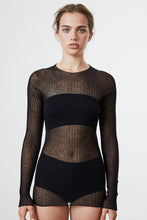 Load image into Gallery viewer, Standard Issue Cotton Tulle Top - Black  Hyde Boutique   
