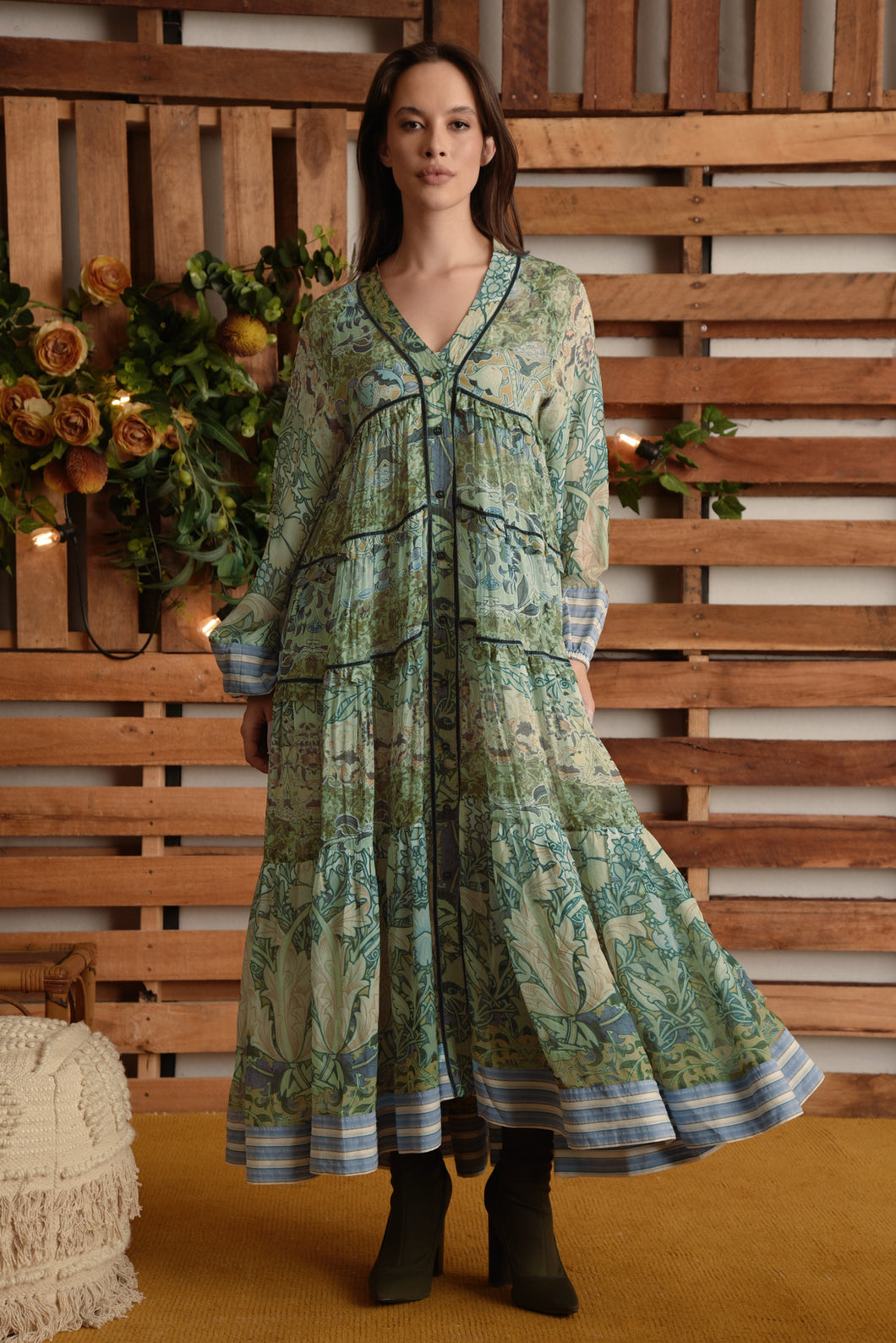 Cooper by Trelise Cooper Let's Get Stitched Dress - Moroccan Mint Hyde Boutique