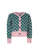 Load image into Gallery viewer, Coop by Trelise Cooper Whole Letter Love Cardigan - Green &amp; Pink  Hyde Boutique   
