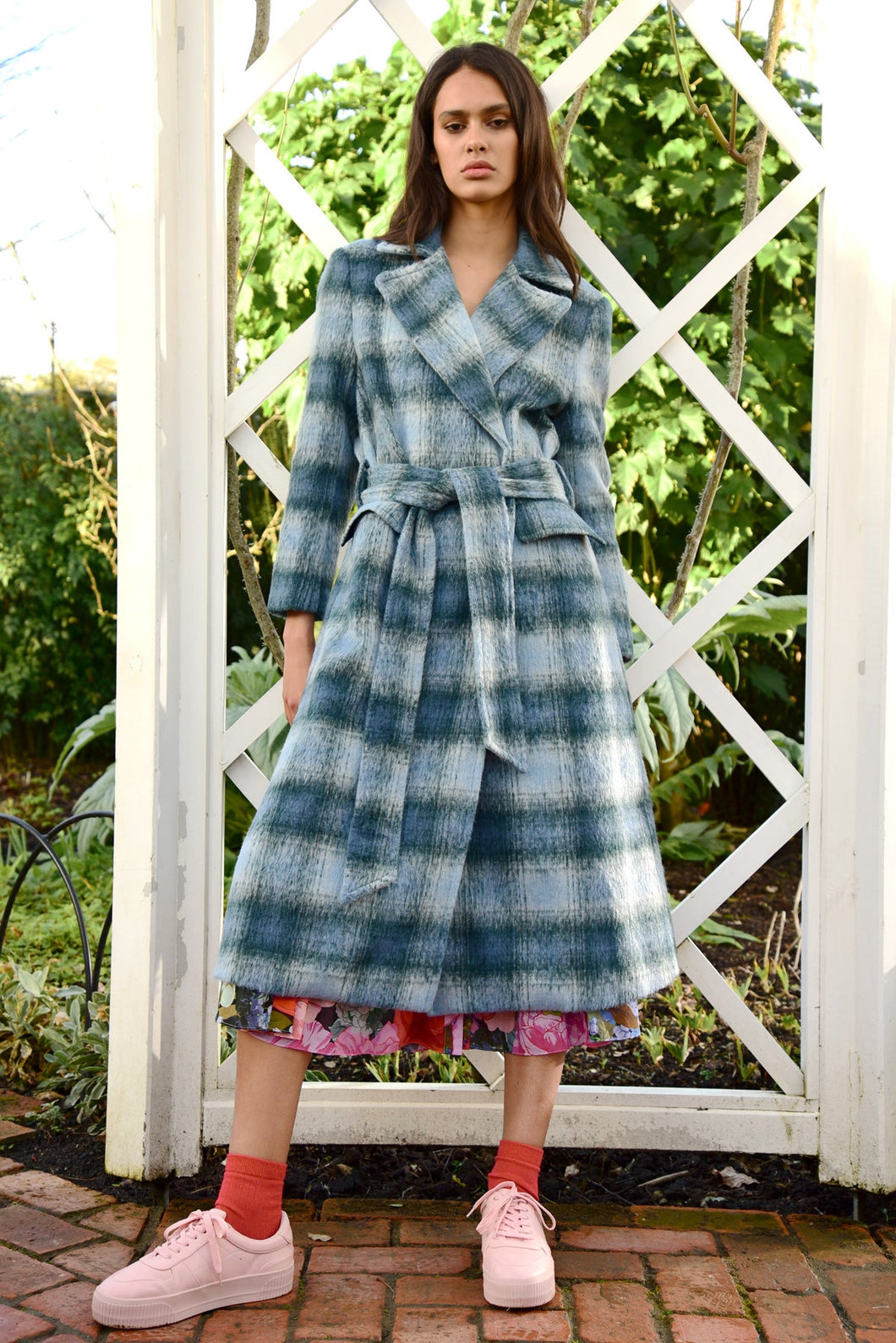 Coop by Trelise Cooper Check this Out Coat - Blue  Hyde Boutique   
