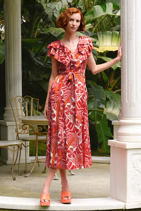 Coop by Trelise Cooper Club Tropicana Dress - Red & Pink Hyde Boutique