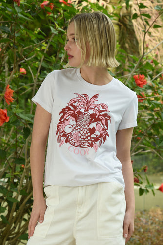 Coop by Trelise Cooper Acting Fruity T-Shirt - White  Hyde Boutique   