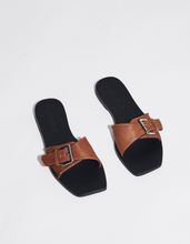 Load image into Gallery viewer, Caverley Rave Slide - Chestnut  Hyde Boutique   

