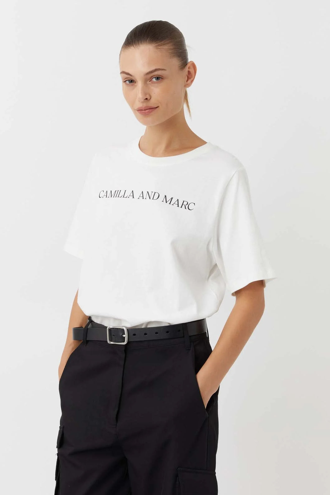 Camilla & Marc Asher Tee - White  Hyde Boutique   