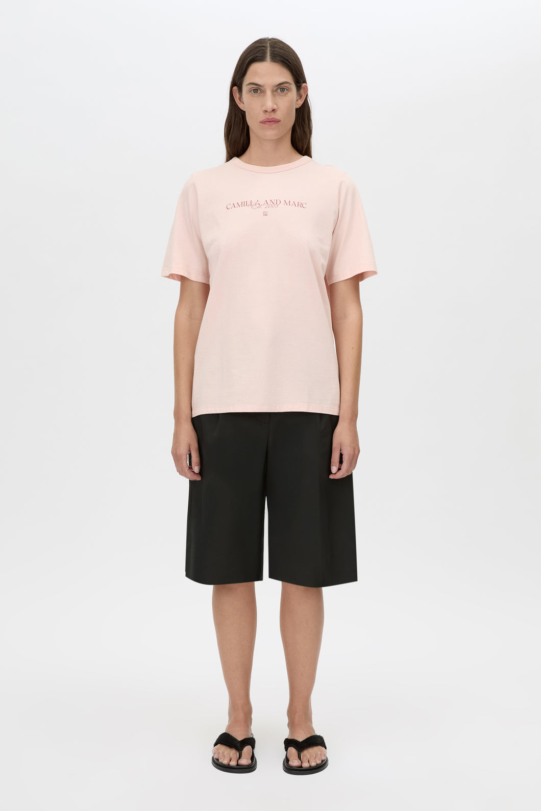 Camilla and Marc Ghiberti Logo Tee - Sherbet