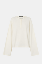 Load image into Gallery viewer, Camilla &amp; Marc Maris Long Sleeve Tee - Soft White Hyde Boutique
