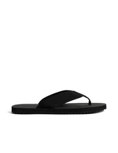 Load image into Gallery viewer, La Tribe Canvas Thong - Black
