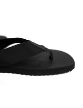 Load image into Gallery viewer, La Tribe Canvas Thong - Black
