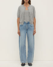 Load image into Gallery viewer, Assembly Label Carina Wool Short Sleeve Cardigan - Grey Marle Apparel > Women > Clothing > Knitwear > Cardigans > Assembly Label Hyde Boutique

