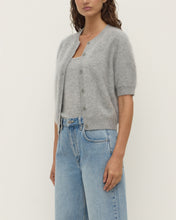 Load image into Gallery viewer, Assembly Label Carina Wool Short Sleeve Cardigan - Grey Marle Apparel > Women > Clothing > Knitwear > Cardigans > Assembly Label Hyde Boutique
