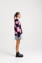 Load image into Gallery viewer, Thing Thing Cleo Check It Jumper - Ballet Navy  Hyde Boutique   
