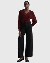 Load image into Gallery viewer, Kowtow Composure Cardigan - Maroon Apparel > Women > Clothing > Knitwear > Cardigans > Kowtow Hyde Boutique
