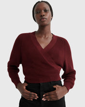 Load image into Gallery viewer, Kowtow Composure Cardigan - Maroon Apparel > Women > Clothing > Knitwear > Cardigans > Kowtow Hyde Boutique
