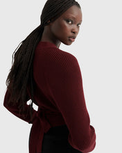 Load image into Gallery viewer, Kowtow Composure Cardigan - Maroon Apparel > Women > Clothing > Knitwear > Cardigans > Kowtow Hyde Boutique
