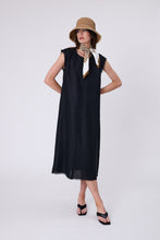 Load image into Gallery viewer, Marlow Costa Linen Dress - Black
