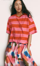 Load image into Gallery viewer, Kowtow Oversized Boxy Tee - Painted Stripe
