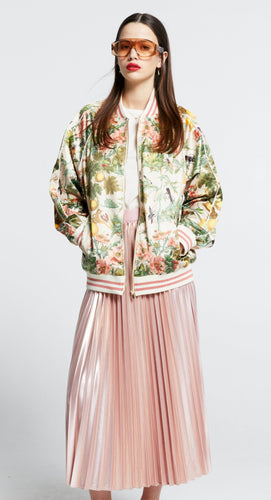 Karen Walker Runaway Bomber Jacket -  Macadamia  Hyde Boutique   