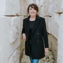 Load image into Gallery viewer, Moke Maria Woolen Blazer - Black
