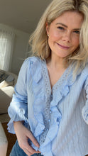 Load image into Gallery viewer, Drama The Label Amelia Blouse - Soft Blue Hyde Boutique
