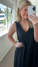 Load image into Gallery viewer, BY FRANKIE Lace Strap Maxi Dress - Black
