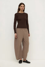 Load image into Gallery viewer, Assembly Label Elaine Washed Cotton Pant - Dark Sand
