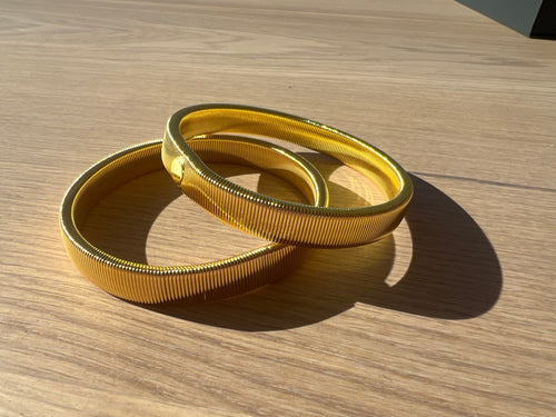 Arm Band Set of Two Bands - Gold Hyde Boutique
