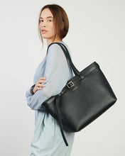 Load image into Gallery viewer, SABEN Tia Shoulder Bag - Black + Bronze

