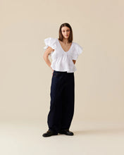 Load image into Gallery viewer, Ruby Noni Ruffle Top - White Hyde Boutique
