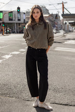 Load image into Gallery viewer, Stories Be Told Troupe Mock Suede Zip Through Bubble Hem Jacket - Khaki Arriving Mid June Apparel > Women > Clothing > Jackets > Faux Leather Jackets > Bubble Hem Jackets > Stories Be Told Hyde Boutique
